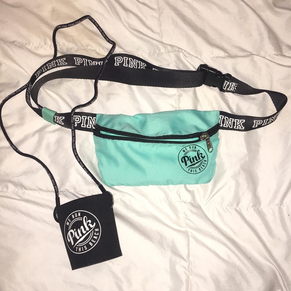 PINK Fanny pack with cup holder!